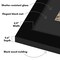Americanflat Black Picture Frame with Shatter-Resistant Glass - Classic Molding with Black Mat and White Trim